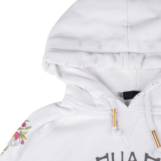 DSQUARED2 Whykiki When You Kankuku Aloha White Hoodie