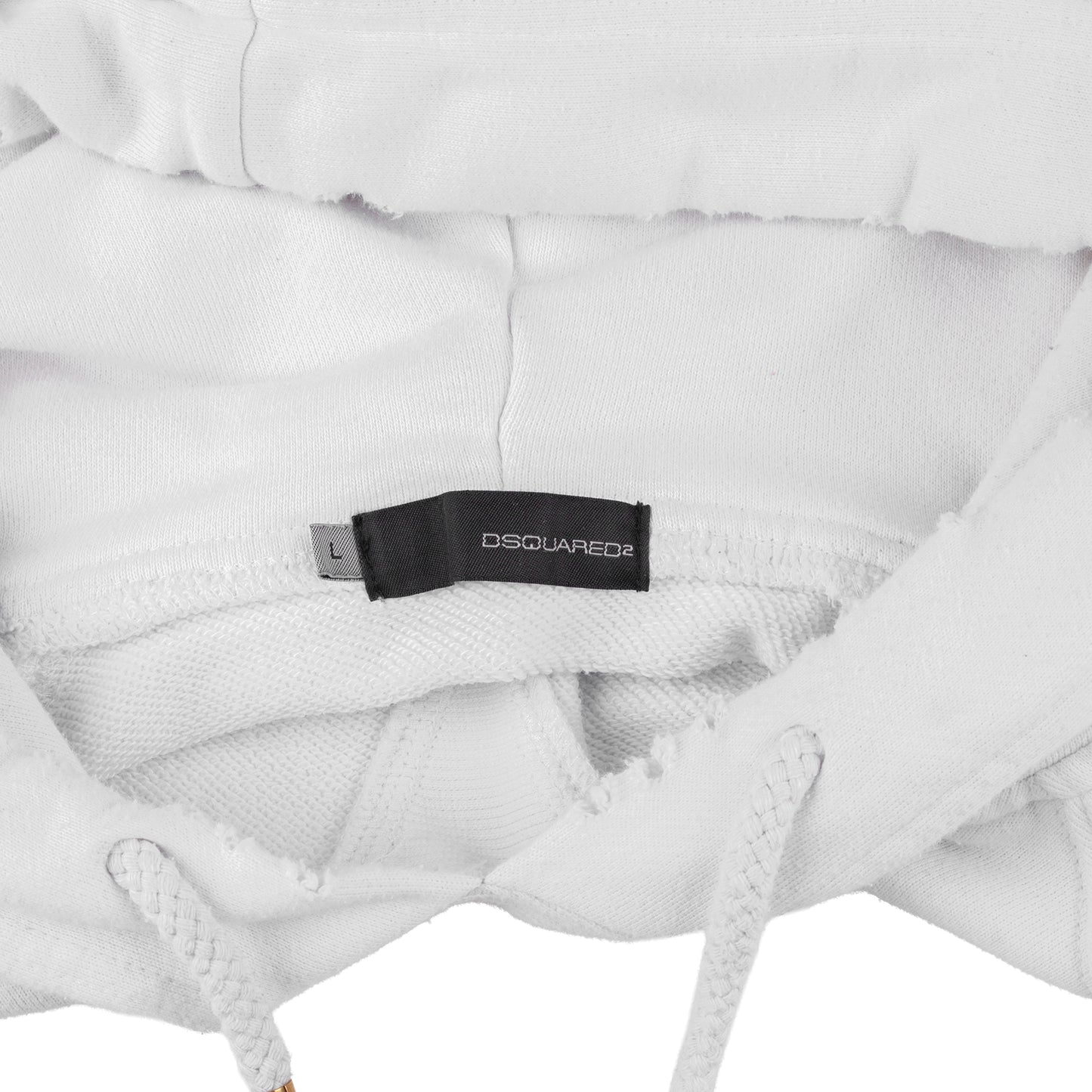 DSQUARED2 Whykiki When You Kankuku Aloha White Hoodie