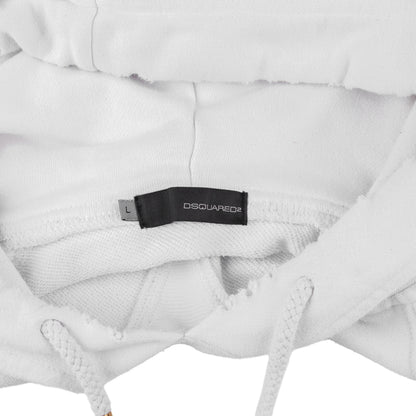 DSQUARED2 Whykiki When You Kankuku Aloha White Hoodie