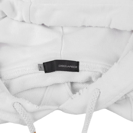 DSQUARED2 Whykiki When You Kankuku Aloha White Hoodie