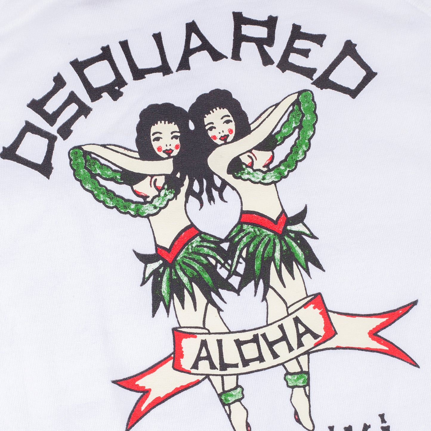 DSQUARED2 Whykiki When You Kankuku Aloha White Jacket