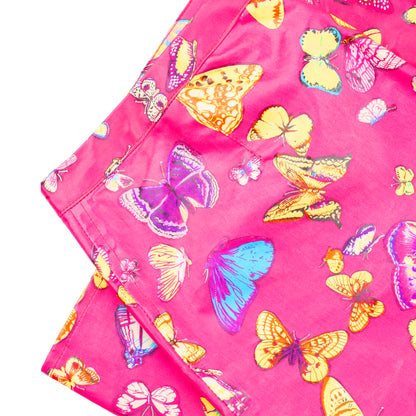 Dolce & Gabbana FW 2000 Butterflies Print Midi Pencil Skirt