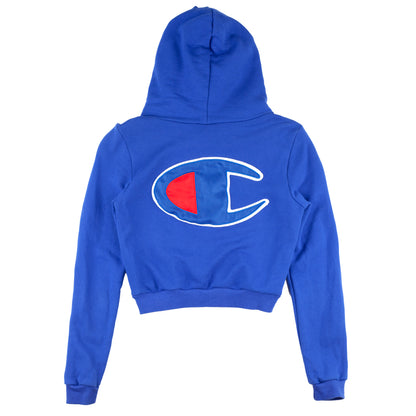 Vetements x Champion SS 2017 Fitted Women’s Blue Hoodie
