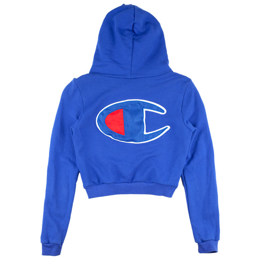 Vetements x Champion SS 2017 Fitted Women’s Blue Hoodie