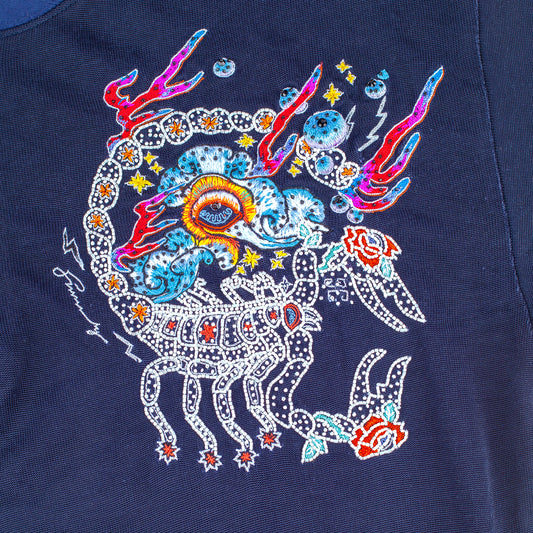 Givenchy Sample Navy Short Sleeve Top