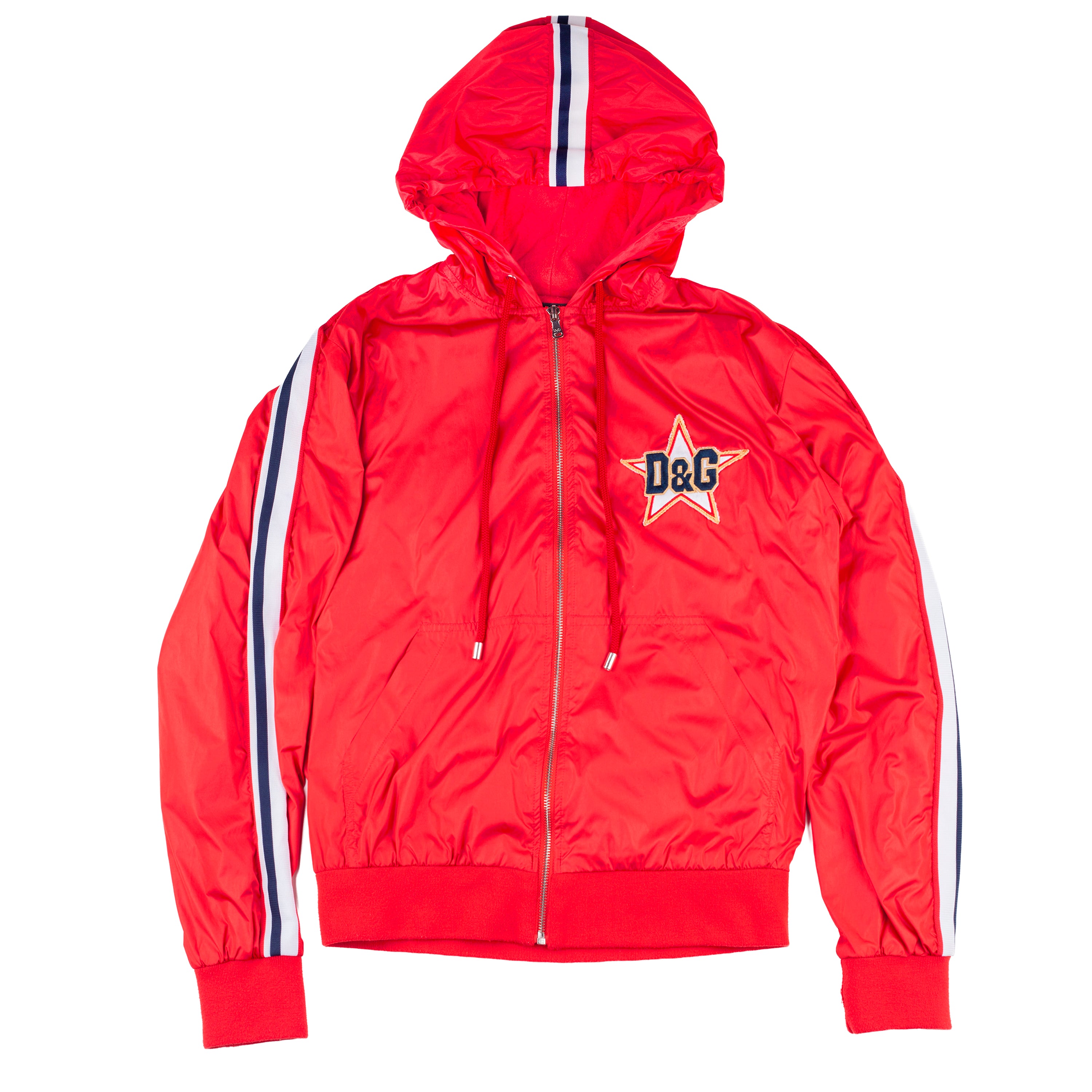 Dolce & Gabbana Red Boxing Polyester Jacket