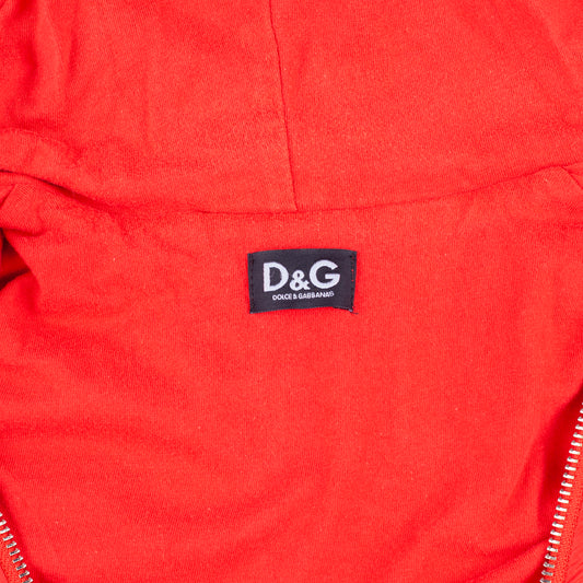 Dolce & Gabbana Red Boxing Polyester Jacket