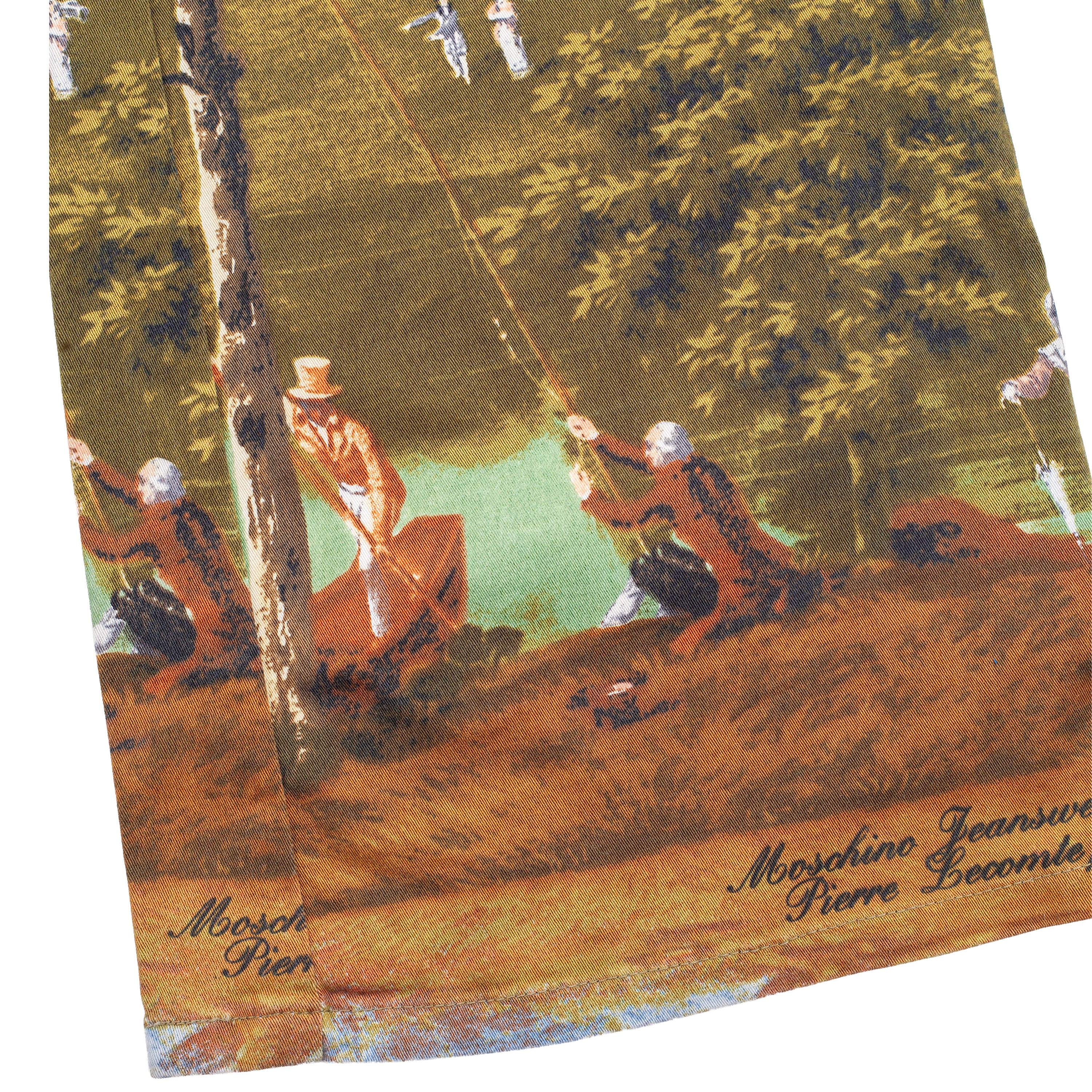 Moschino Jeans Pop Art Pants featuring Pierre Lecomte Landscape Print