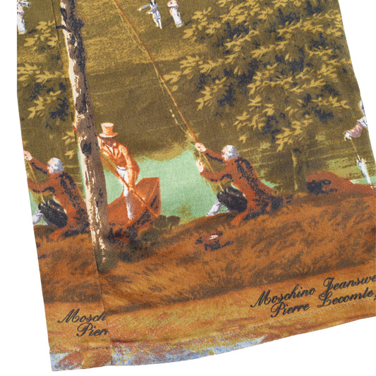 Moschino Jeans Pop Art Pants featuring Pierre Lecomte Landscape Print
