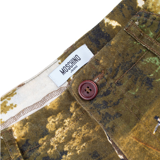 Moschino Jeans Pop Art Pants featuring Pierre Lecomte Landscape Print