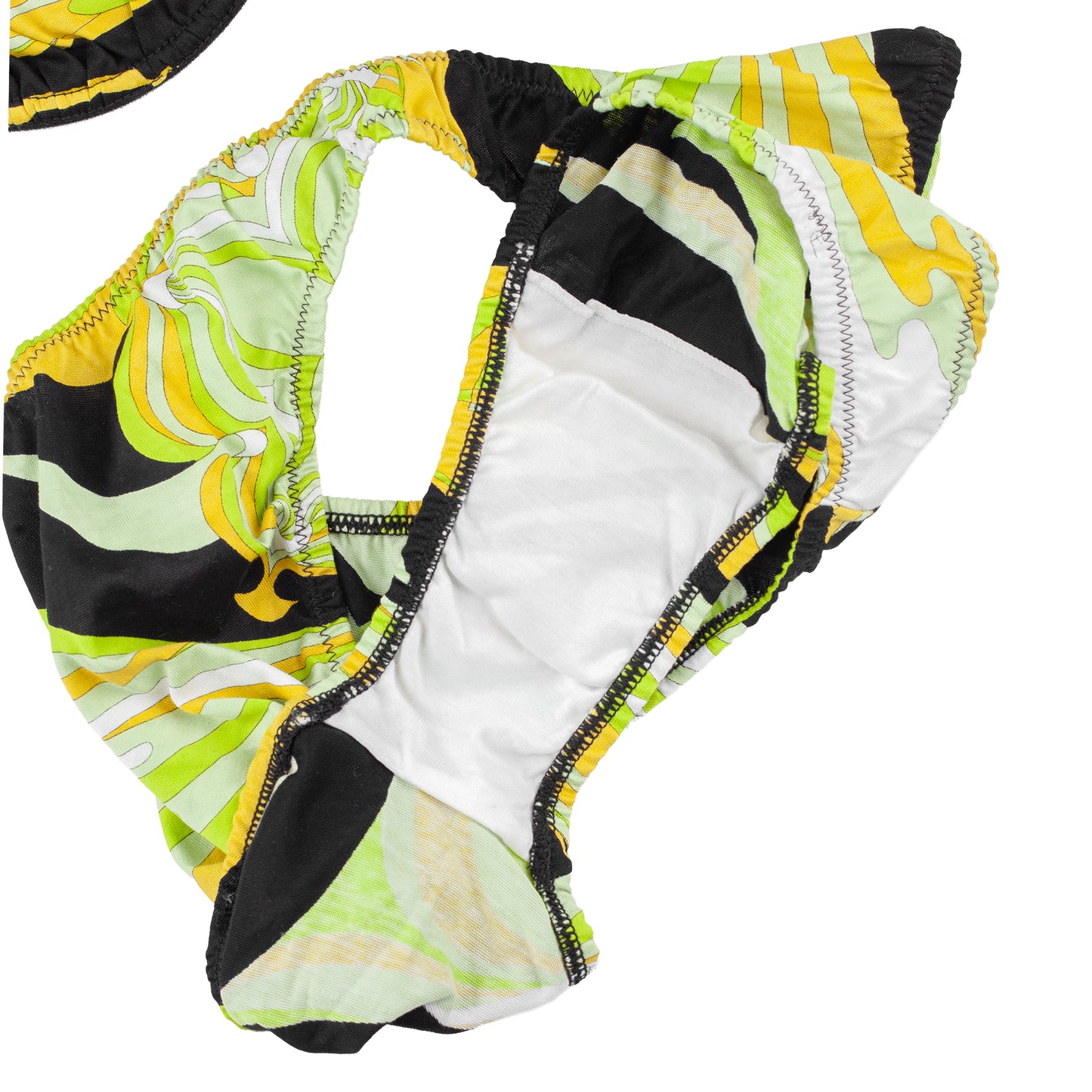 Emilio Pucci Vintage Yellow Lingerie Set