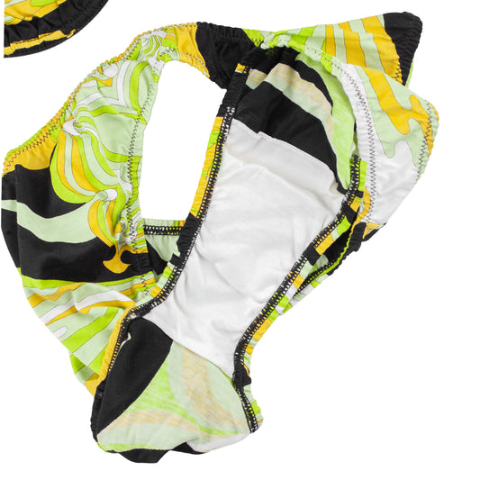 Emilio Pucci Vintage Yellow Lingerie Set