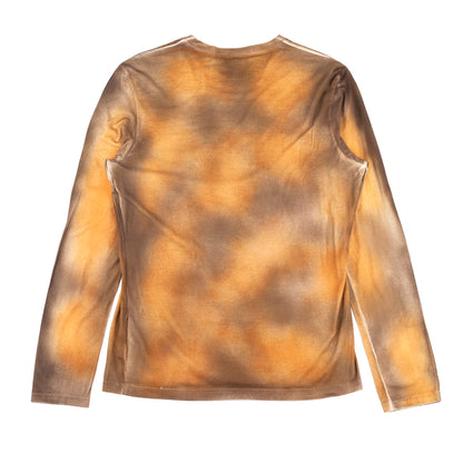 Roberto Cavalli CLASS Brown Acid Long Sleeve Top