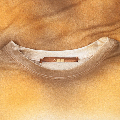Roberto Cavalli CLASS Brown Acid Long Sleeve Top