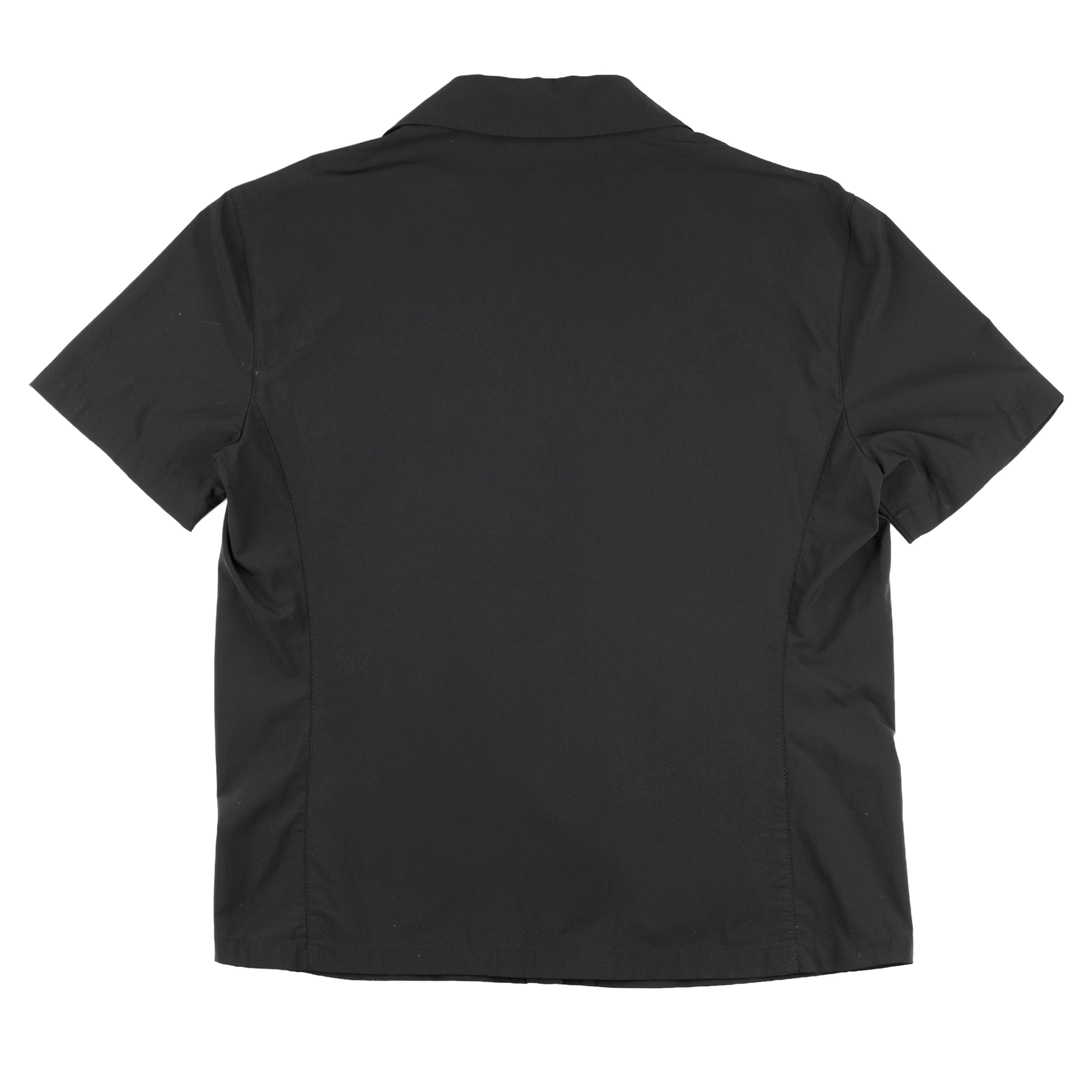 Prada Sport Black Polyamide Vintage Short Sleeve Shirt