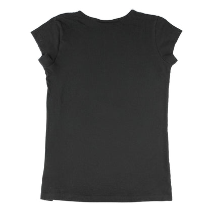 Just Cavalli Vintage Black Cross Gothic Top