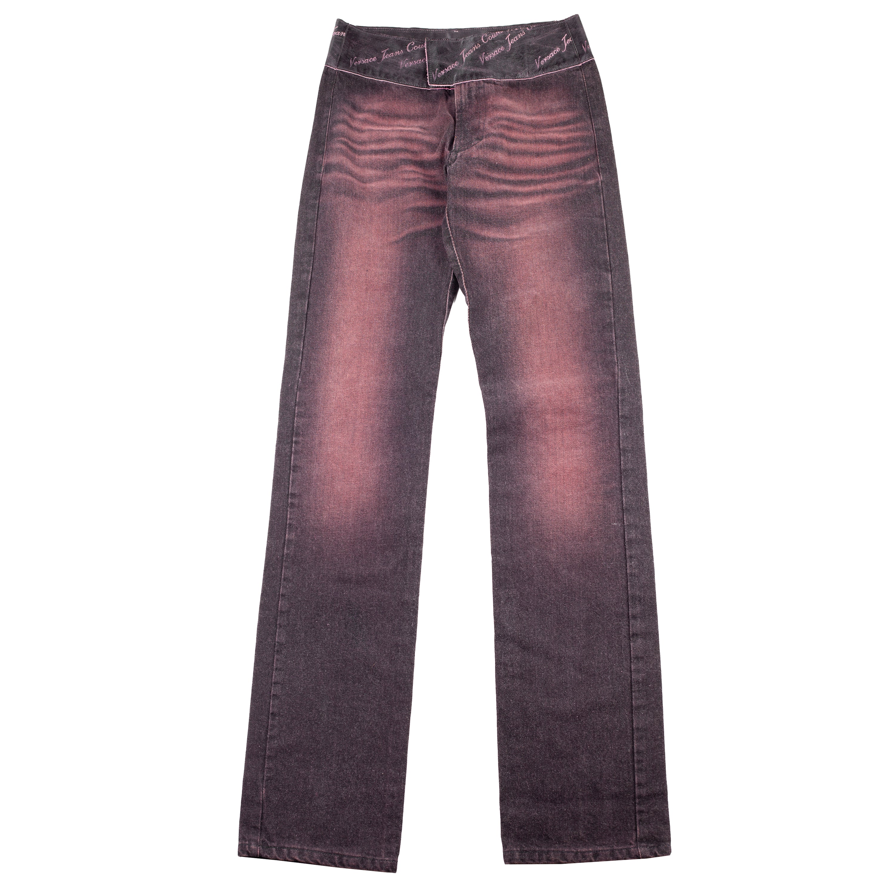 Versace Jeans Couture Black/Pink Acid Vintage Jeans