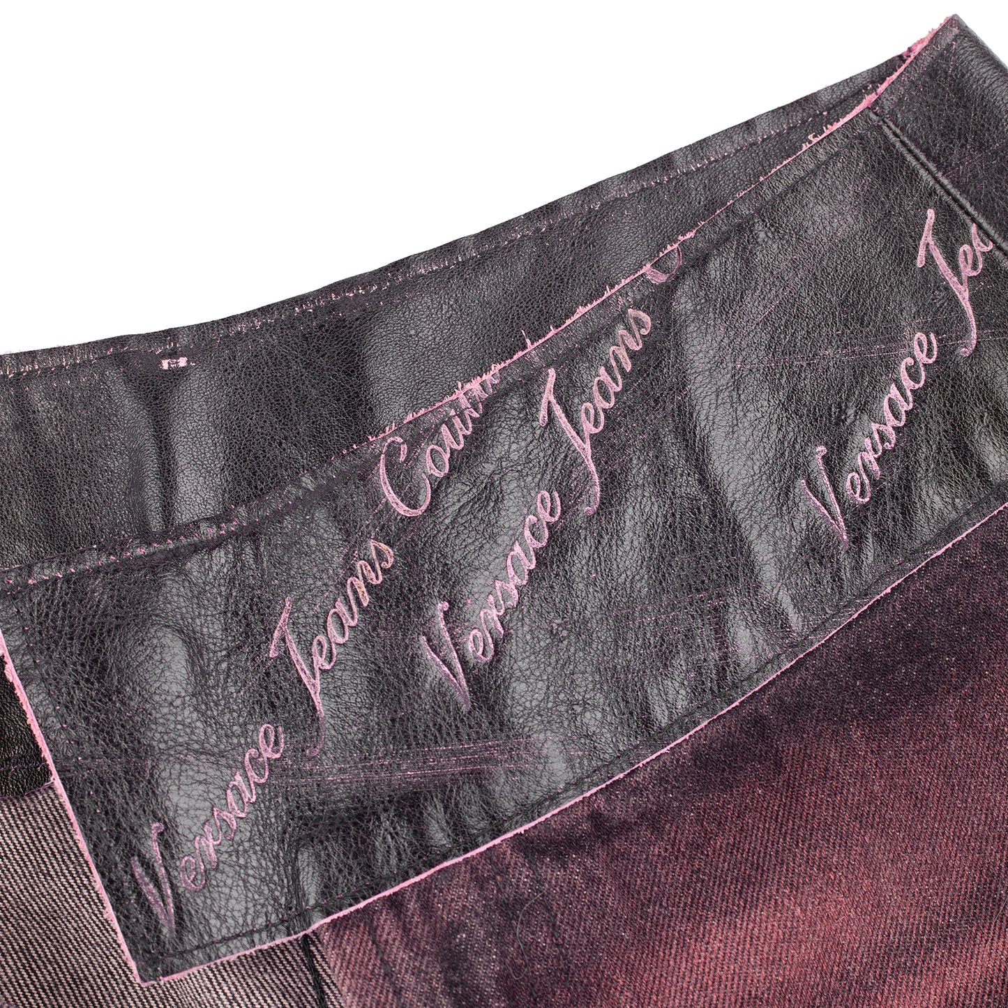 Versace Jeans Couture Black/Pink Acid Vintage Jeans