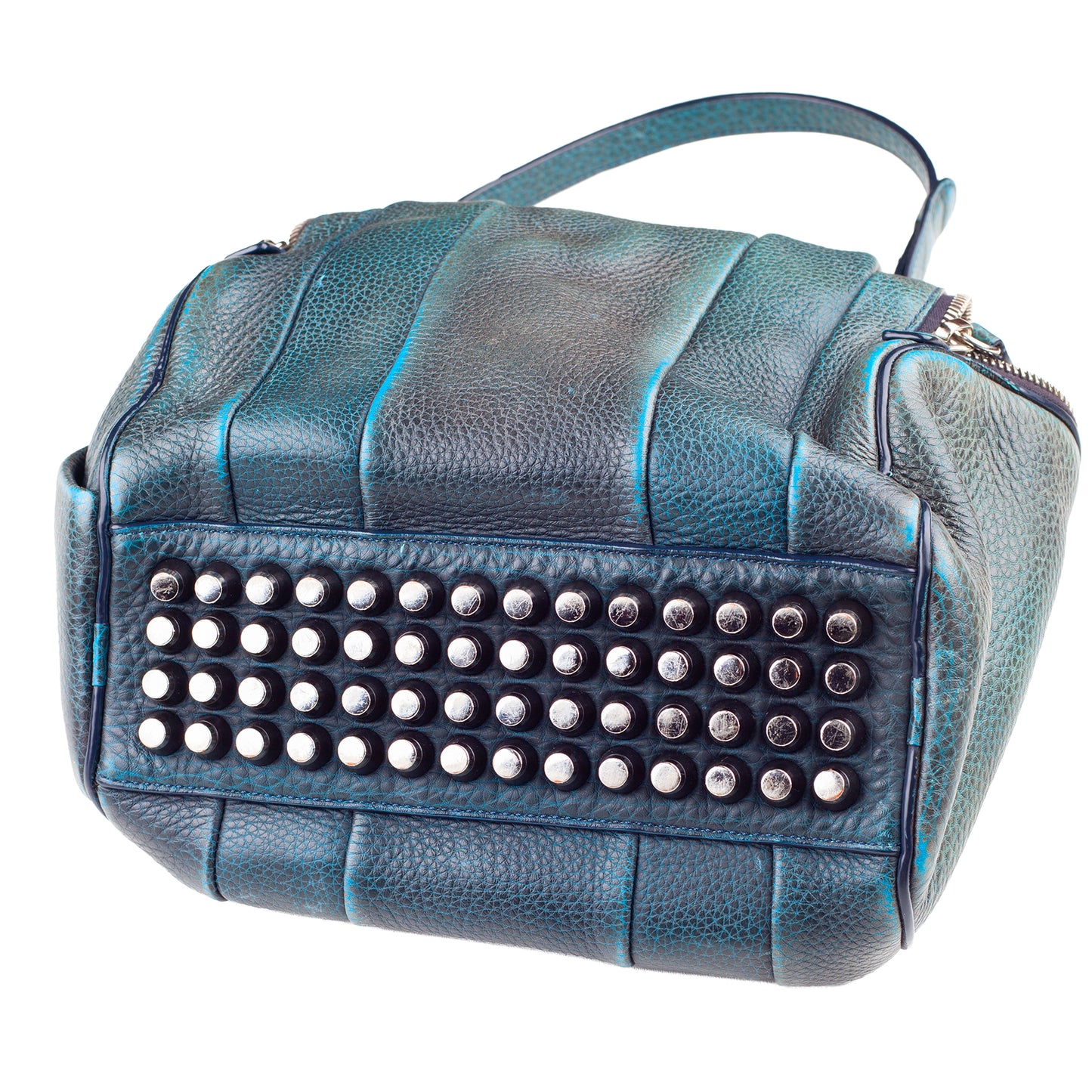 Alexander Wang Rocco Turquoise Blue Acid Bag