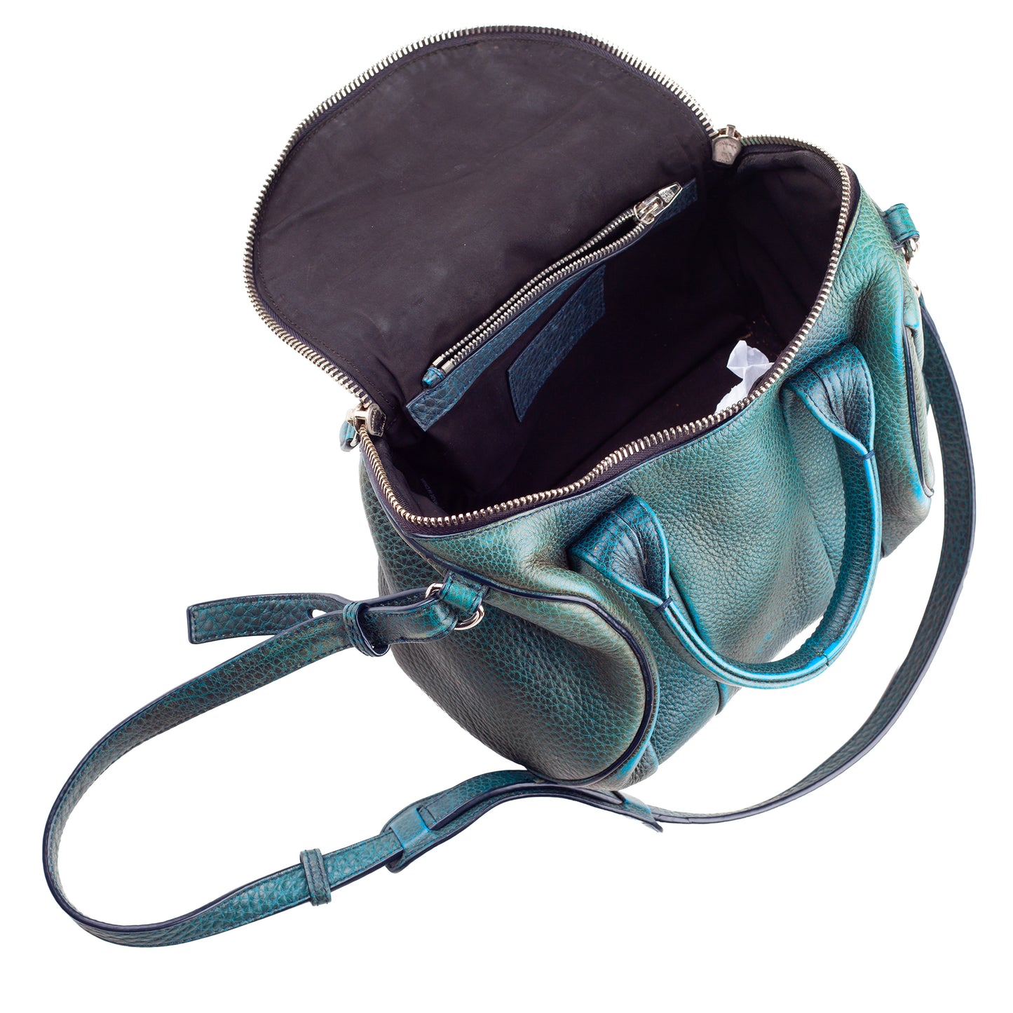 Alexander Wang Rocco Turquoise Blue Acid Bag