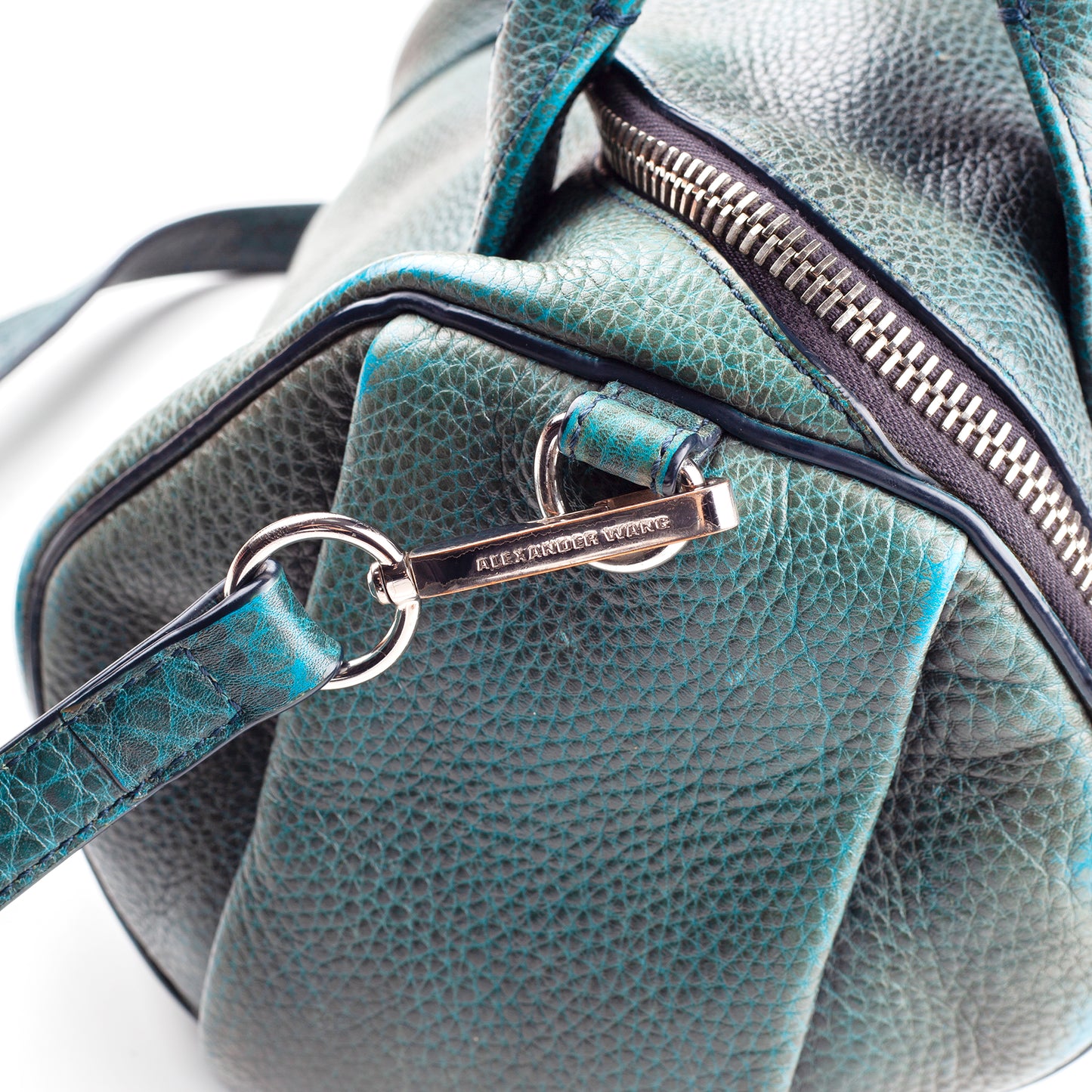 Alexander Wang Rocco Turquoise Blue Acid Bag