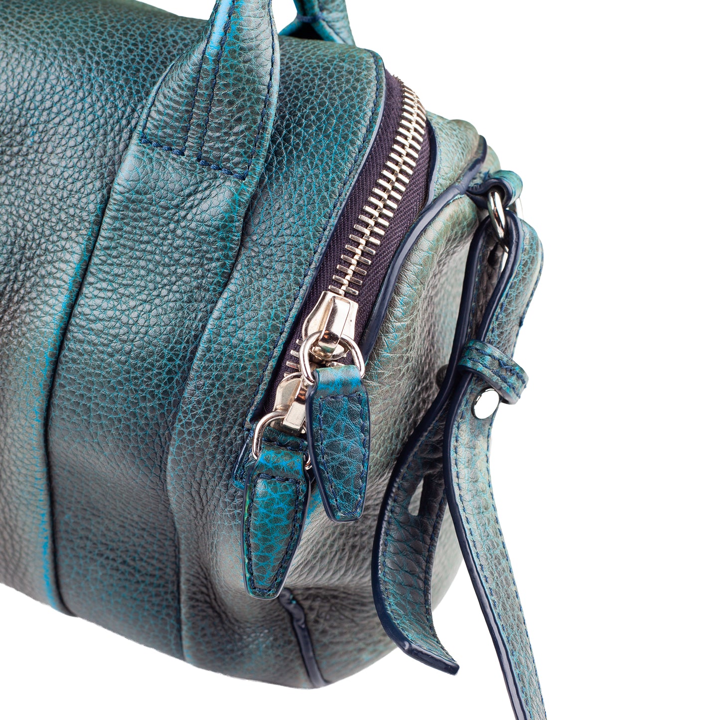 Alexander Wang Rocco Turquoise Blue Acid Bag