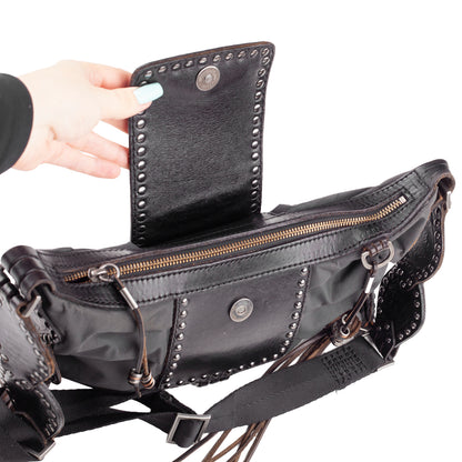RARE Diesel Medieval Crossbody Black Bag