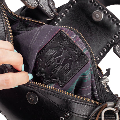 RARE Diesel Medieval Crossbody Black Bag