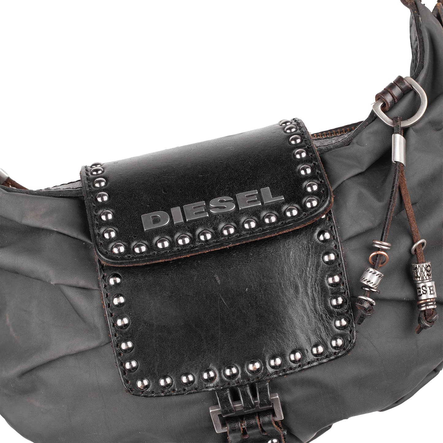 RARE Diesel Medieval Crossbody Black Bag