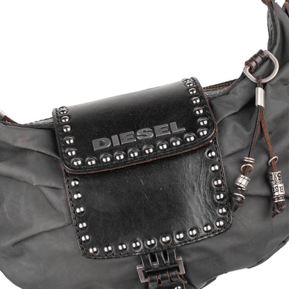 RARE Diesel Medieval Crossbody Black Bag