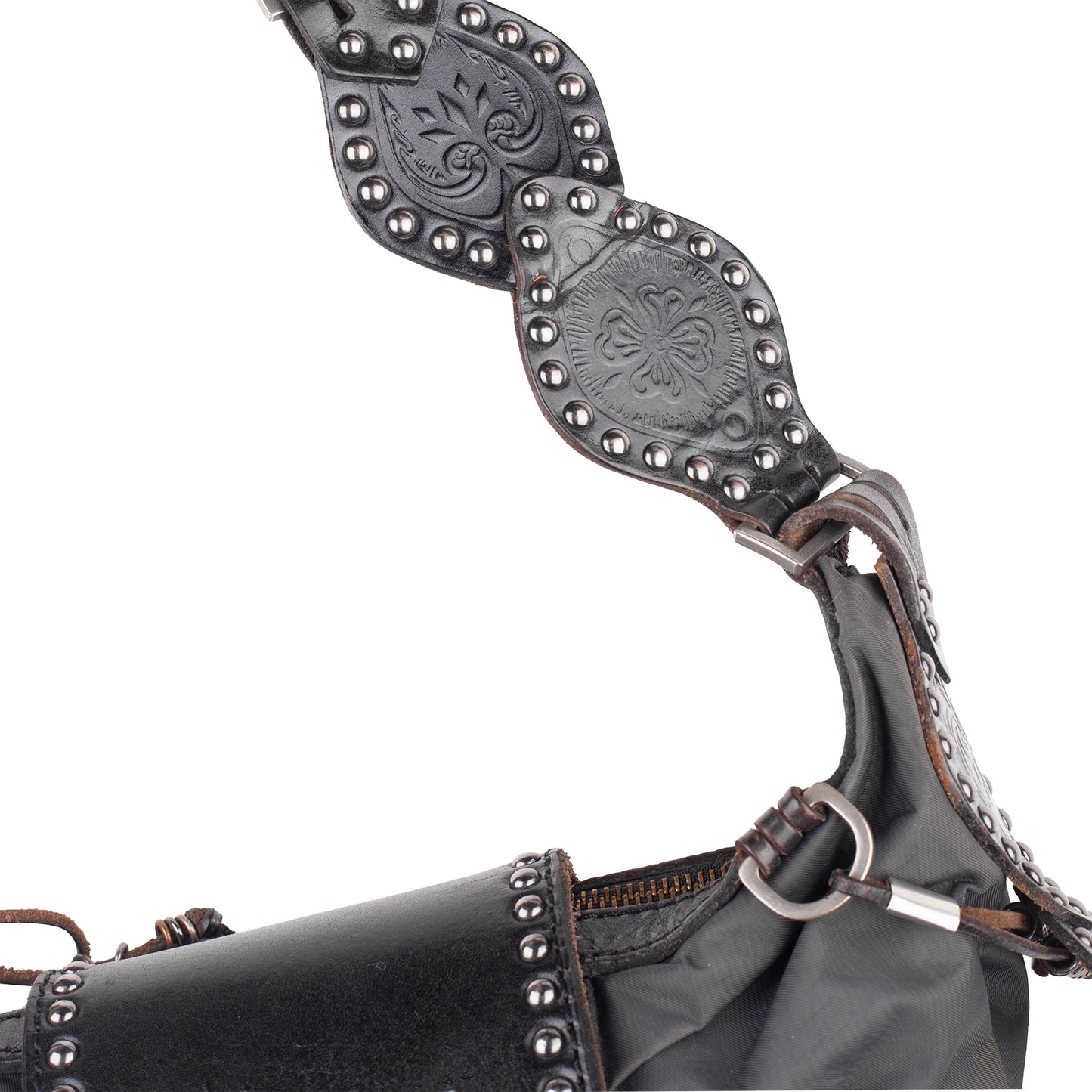 RARE Diesel Medieval Crossbody Black Bag