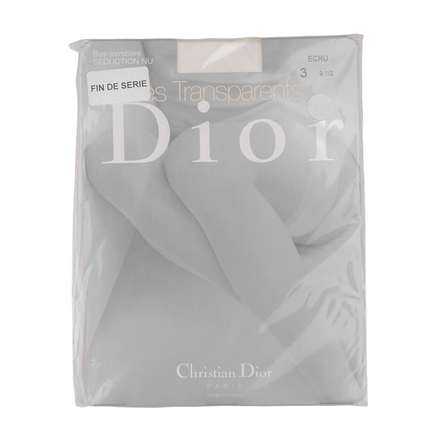 Christian Dior Thigh-High Vintage Beige Stockings