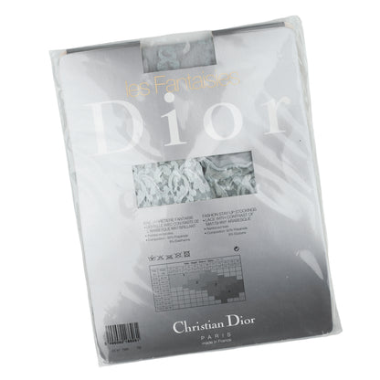 Christian Dior Thigh-High Vintage Gray Stockings