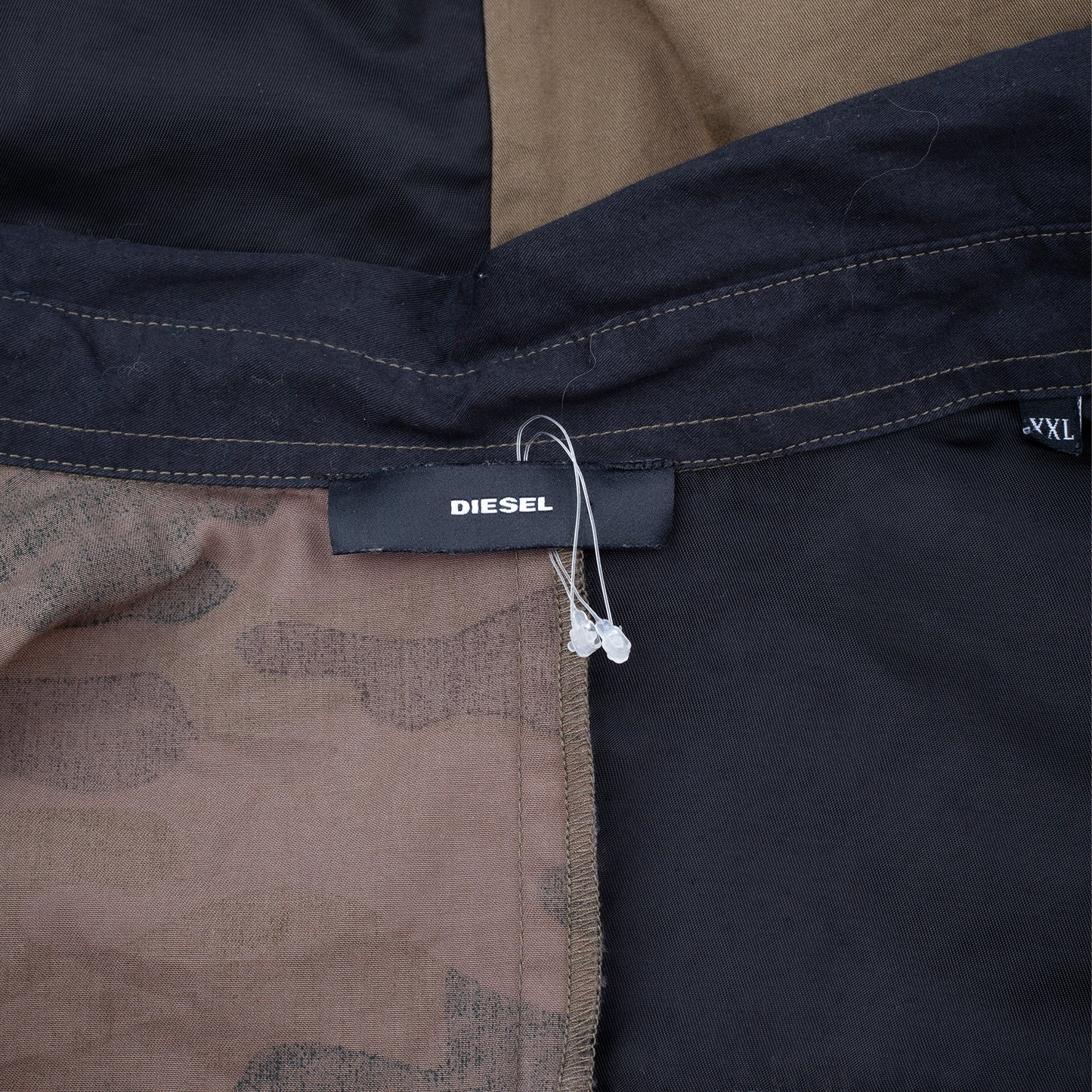 Diesel Patchwork Camo Colorblock Shirt