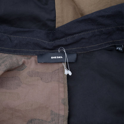 Diesel Patchwork Camo Colorblock Shirt