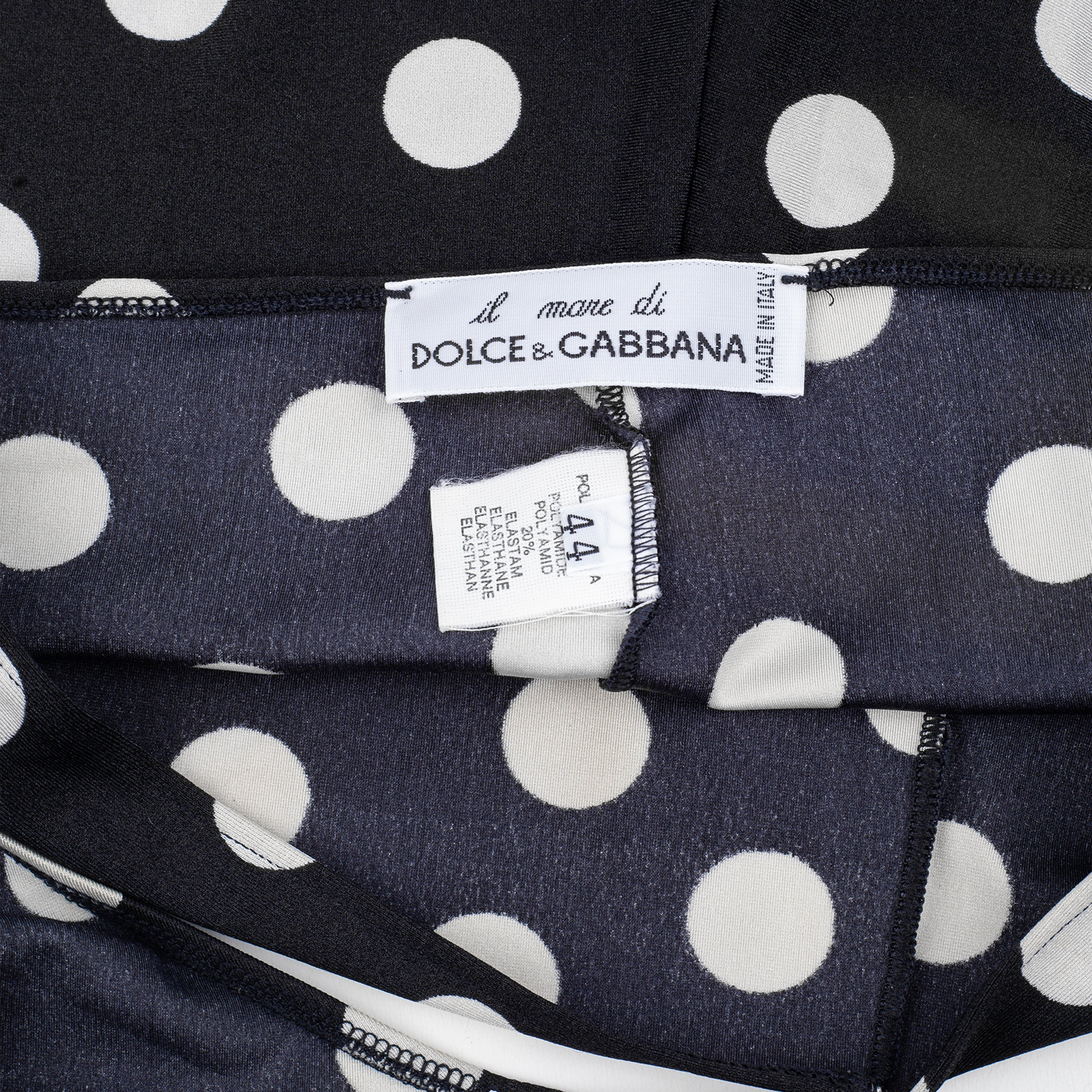Dolce & Gabbana “Il Mare di” Polka Dot Fringe Two-Piece Set