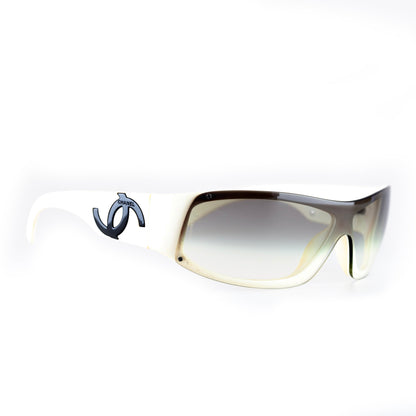 Chanel 5072 White Sunglasses