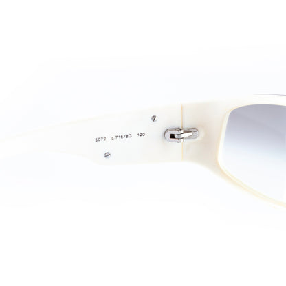 Chanel 5072 White Sunglasses