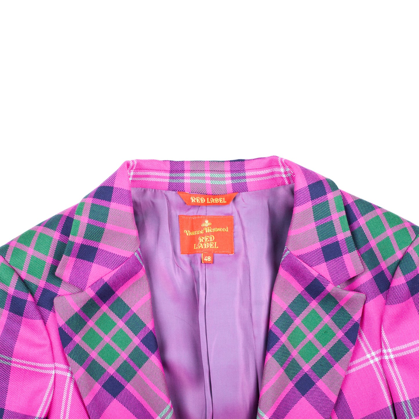 Vivienne Westwood Red Label Tartan Pink Blazer