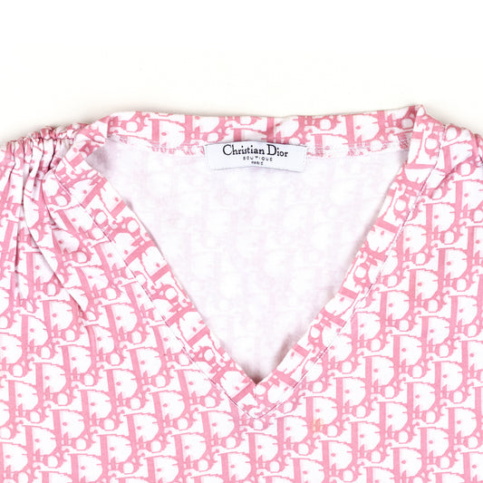 Dior Monogram Pink Vintage Sleeveless Top (S-M)