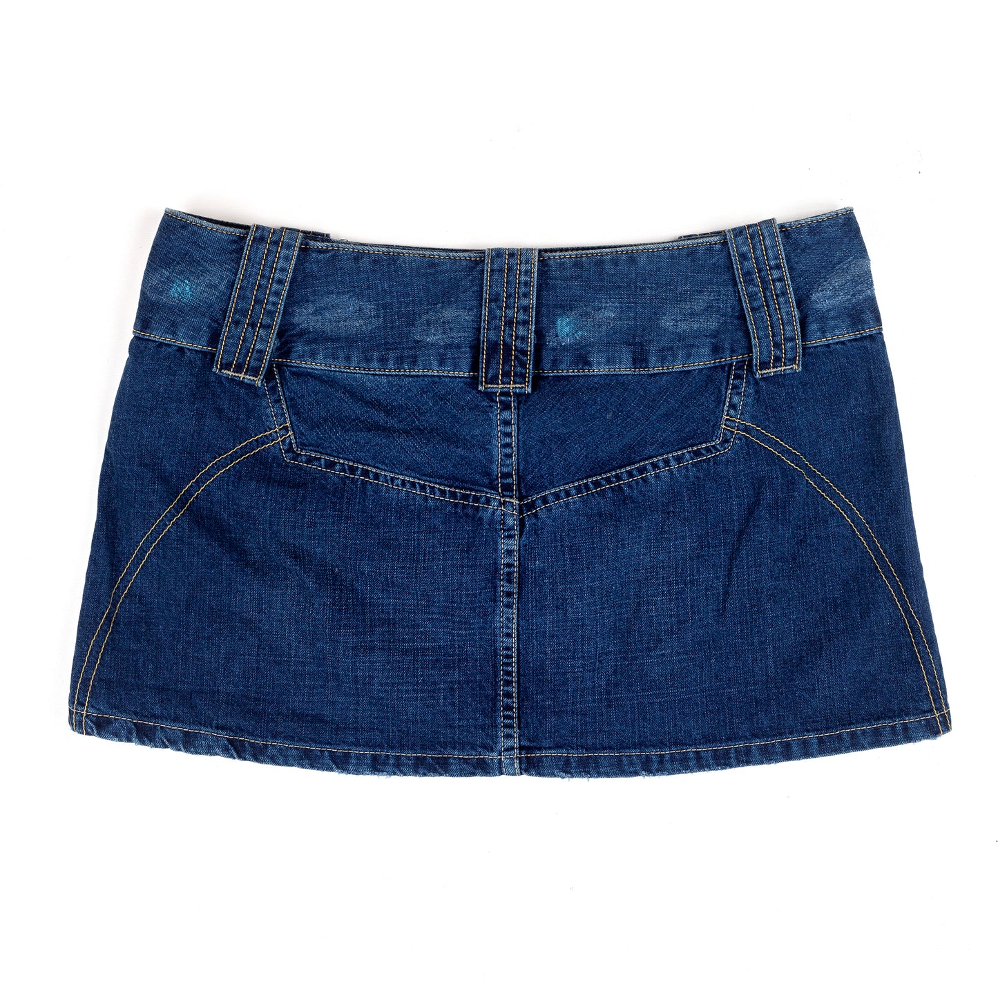 Diesel Dark Mini Vintage Denim Skirt (XS)