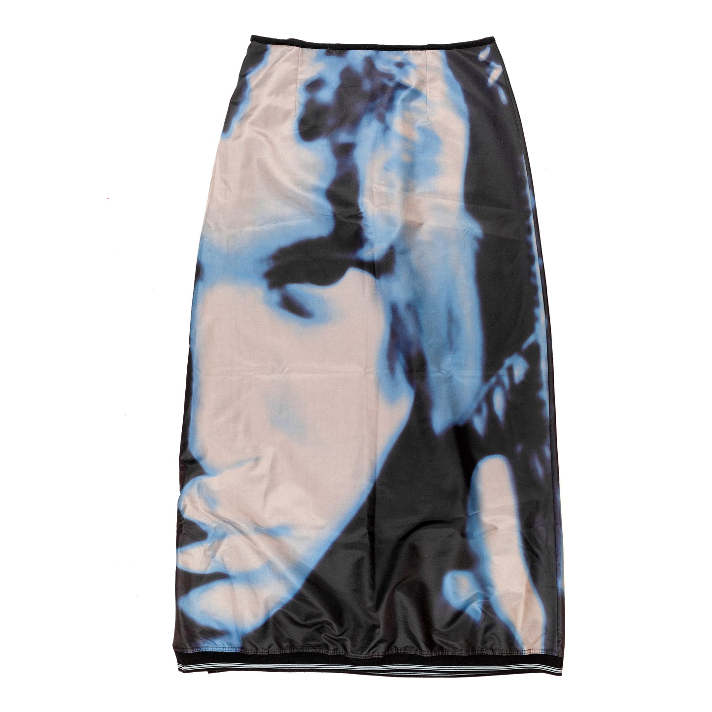 RARE Cop Copine Long Printed Nylon Vintage Skirt (M)