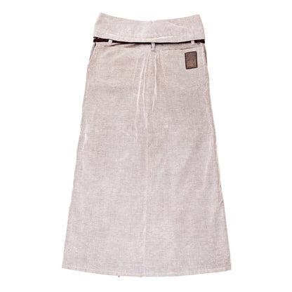 Marithé François Girbaud Cargo Corduroy Maxi Skirt (M)