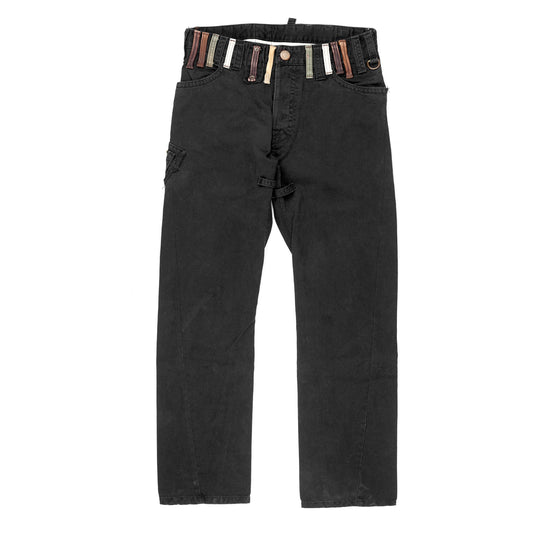 DSQUARED2 Spring/Summer 2005 “36 Belt Loop DC/DC” Vintage Darkwash Denim (L)