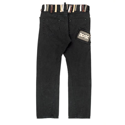 DSQUARED2 Spring/Summer 2005 “36 Belt Loop DC/DC” Vintage Darkwash Denim (L)