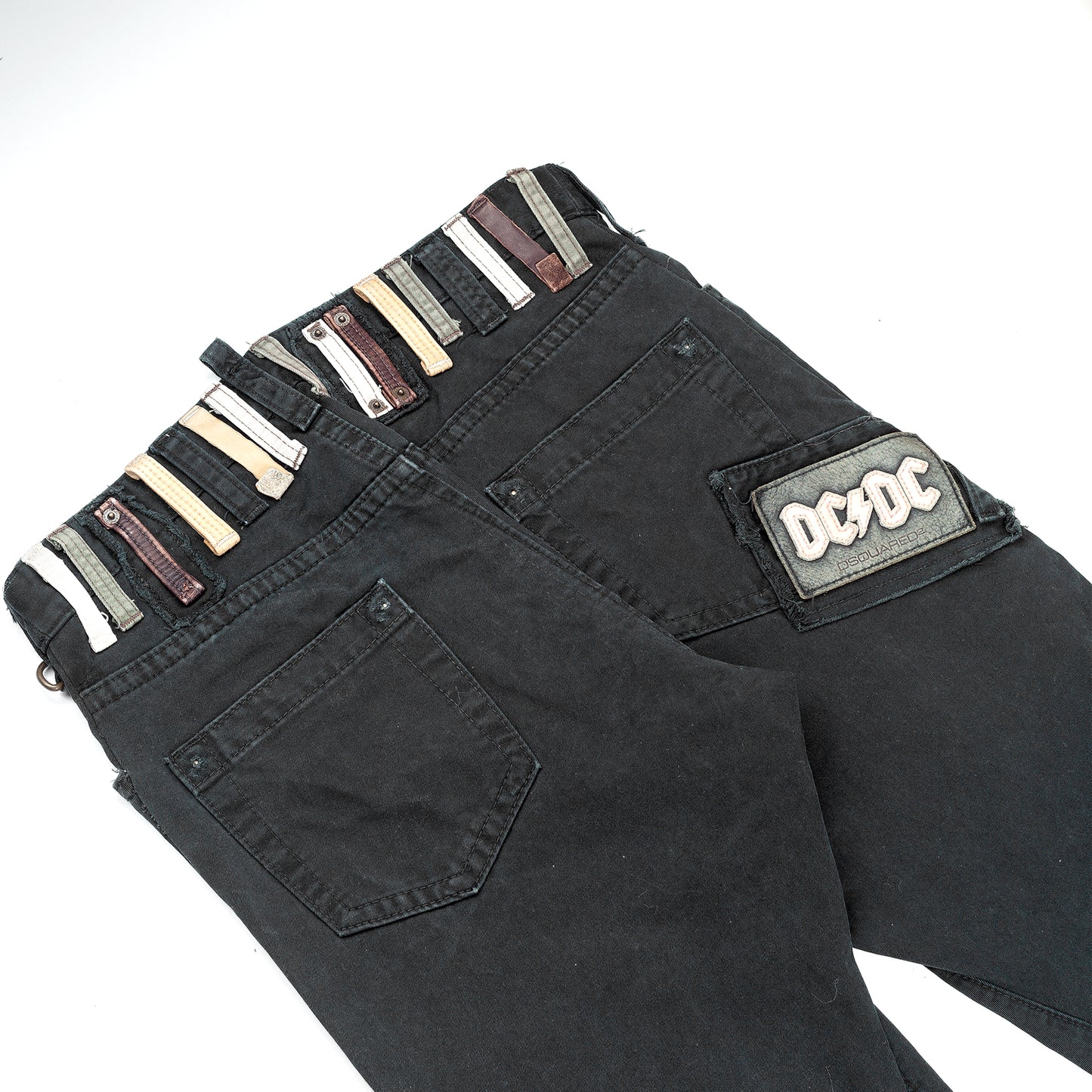 DSQUARED2 Spring/Summer 2005 “36 Belt Loop DC/DC” Vintage Darkwash Denim (L)