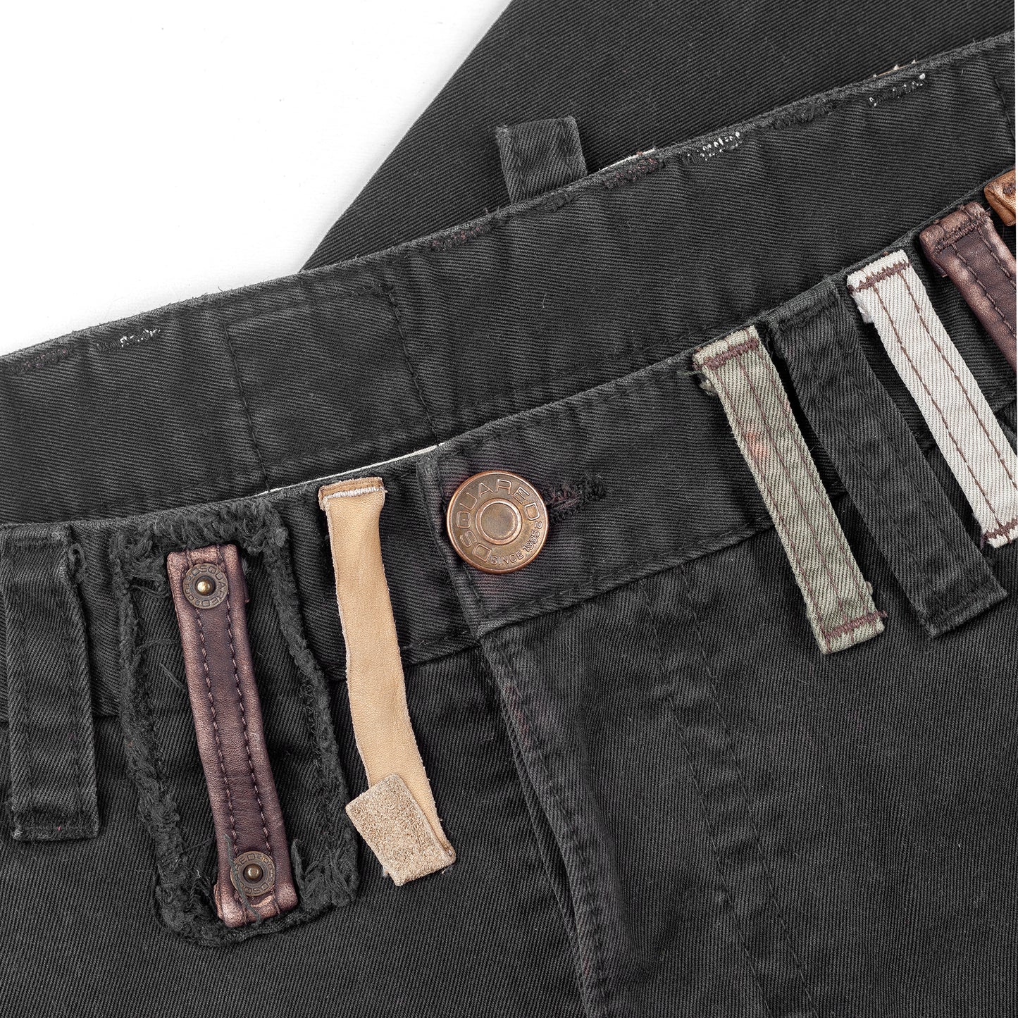 DSQUARED2 Spring/Summer 2005 “36 Belt Loop DC/DC” Vintage Darkwash Denim (L)