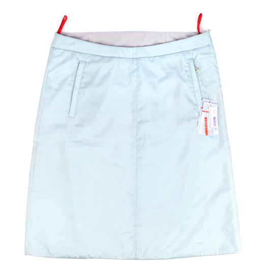 Prada Sport Linea Rossa Light Blue Padded Skirt