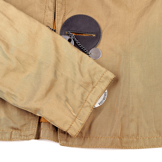 Dirk Bikkembergs Vintage Brown/Military Green Key Charm Jacket (XL)