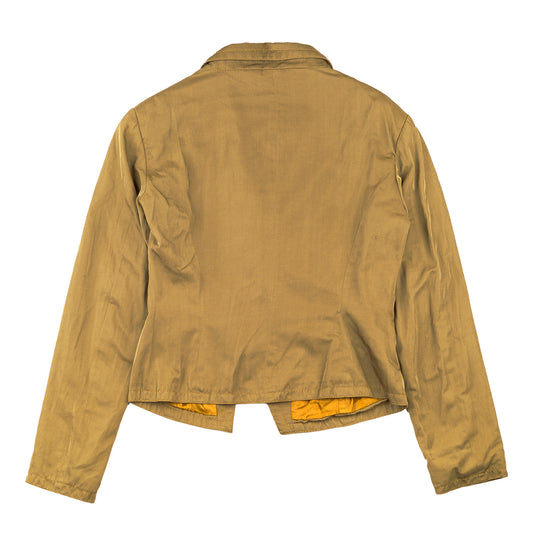 Dirk Bikkembergs Vintage Brown/Military Green Key Charm Jacket (XL)